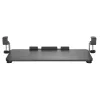 Bandeja de teclado Maclean MC-839 | Bandeja bajo el escritorio para teclado y ratón | Bandeja de teclado con abrazadera | Solución ergonómica para el puesto de trabajo