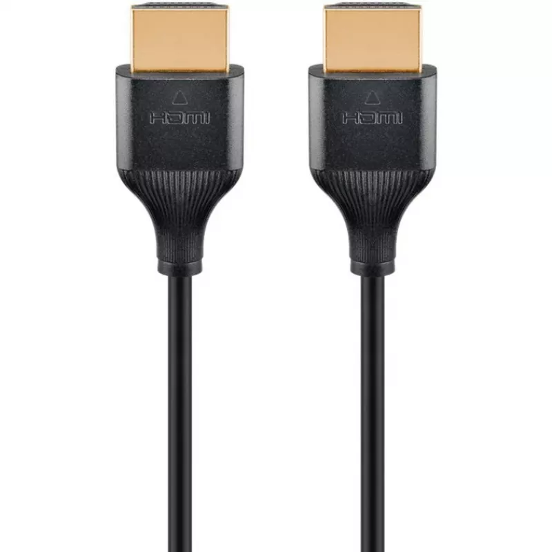Cable HDMI Goobay 75297 0,5 m HDMI Type-A conector macho 48 Gbit/s negro