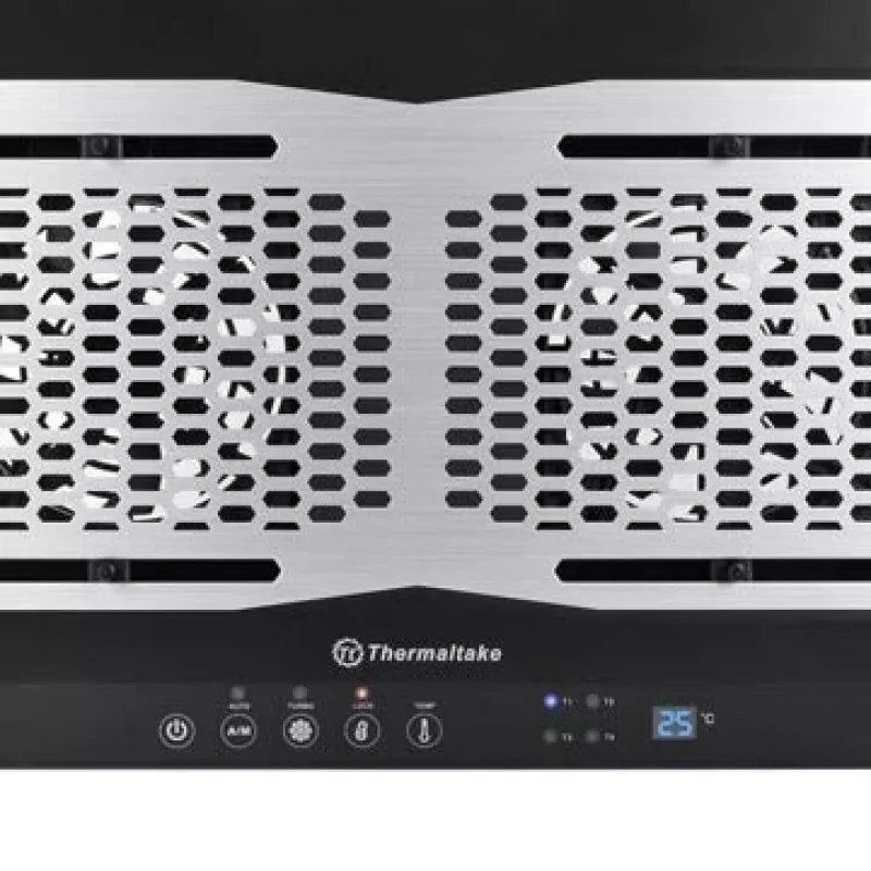 Thermaltake Massive TM Base refrigerante para portátil, 2 ventiladores de 120 mm, CL-N002-PL12BL-A