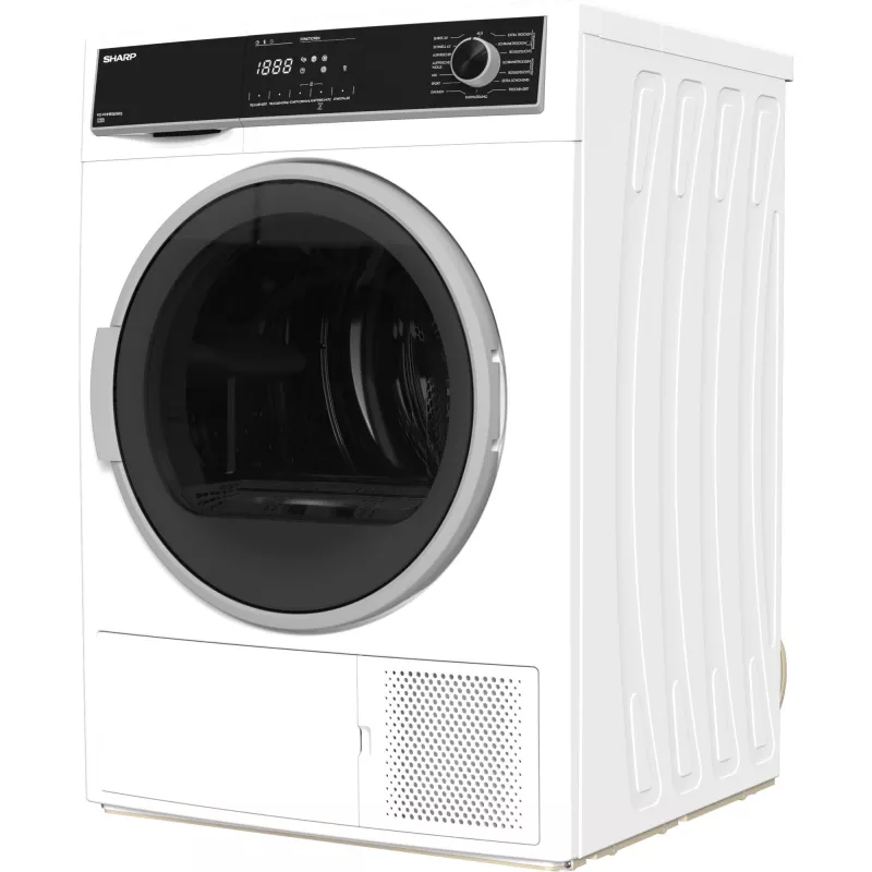 Sharp KD-HHH8S8GW3-DE secadora de ropa independiente carga frontal 8 kg blanco