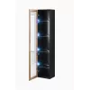 Conjunto de armarios de salón Cama VIGO 3 negro/roble wotan