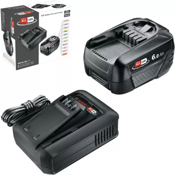 Batería con arrancador Bosch 18 V 6.0 Ah con cargador AL18-44