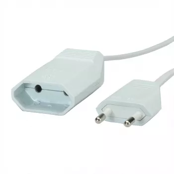 Cable de alimentación Bachmann 233.284 blanco 2 m