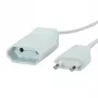 Cable de alimentación Bachmann 233.284 blanco 2 m