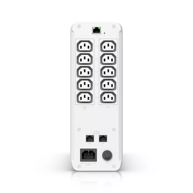 Ubiquiti UPS-TOWER-EU Unifi Managed 1 Kva sistema de alimentación ininterrumpida con 10 tomas reiniciables por software