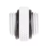 Adaptador Bitspower recto, G1/4 macho – G1/4 macho, blanco (BP-DWWP-C42)