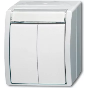 BUSCH JAEGER 1484-0-0379 - Pulsador - Blanco - IP44 - CE - 74 mm - 55 mm