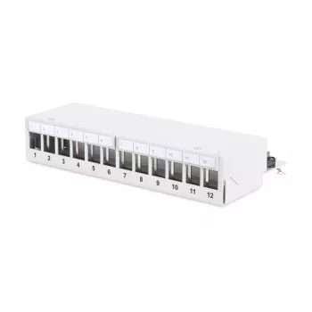 Panel de parcheo modular de sobremesa Digitus DN-93706 12 puertos