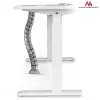 Organizador de rejilla para cables de escritorio MC-768 S plateado