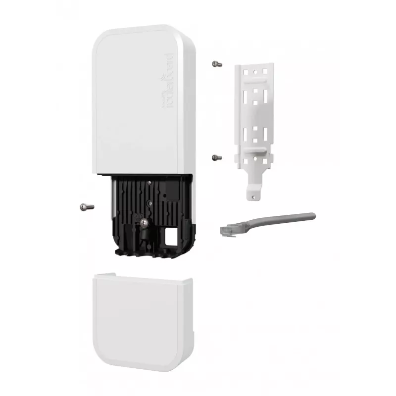 MikroTik wAP ax Dual-Band Gigabit Ethernet X2 | wAPG-5HaxD2HaxD | 10/100/1000 Mbit/s | Puertos Ethernet LAN (RJ-45) 2 | Compatibilidad con Mesh No | MU-MIMO No | Sin banda ancha móvil