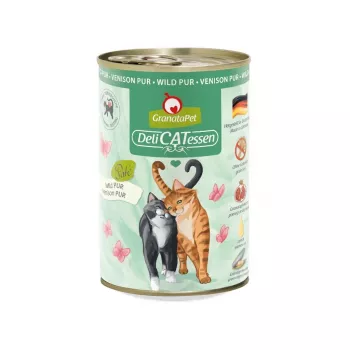 GRANATAPET DeliCATessen caza - comida húmeda para gatos - 400 g