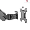 Soporte de monitor de escritorio MACLEAN MC-775 para pantallas de 32 pulgadas (81,3 cm), VESA 75x75–100x100, hasta 8 kg, gris