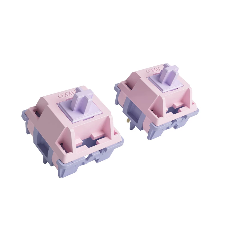 AKKO Fairy Silent Switch, mecánico 5-pin lineal, MX Stem, 50 g, 45 uds.