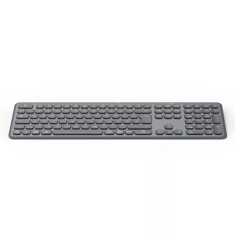 Set de teclado y ratón multi-dispositivo negro gris