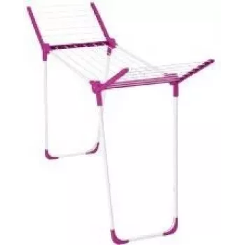 Tendedero Leifheit 81635 rosa blanco ancho 435 mm fondo 850 mm