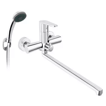 Mezclador de baño Ferro Cordoba BCD55A grifería monomando de bañera, montaje en cubierta