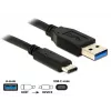 Cable USB DeLOCK 0,5 m USB3.1-C/USB3.1-A