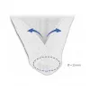 Funda trenzada DeLOCK 20816 10 m x 25 mm blanca