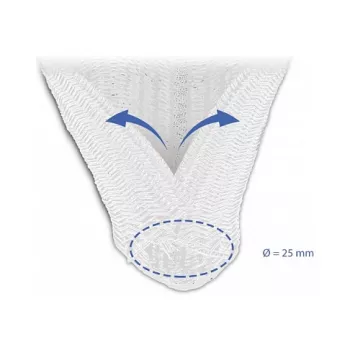 Funda trenzada DeLOCK 20816 10 m x 25 mm blanca