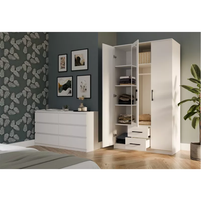 Armario ropero Topeshop ROMANA 120 BIEL