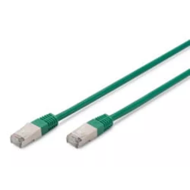 Cable de red Digitus CAT 5e SF/UTP RJ-45 0,5 m verde