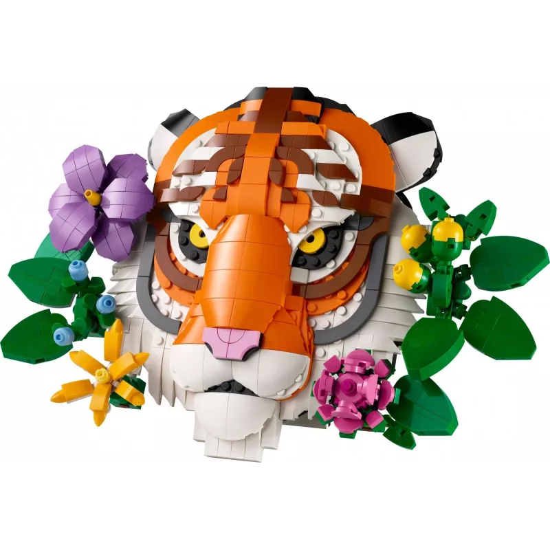 Juguete de construcción LEGO Art Fauna Collection Set Tigre 31217 – modelo de tigre para construir