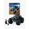 Juguete de construcción LEGO City 60402 Monster Truck azul con ruedas grandes, 148 piezas, 1 minifigura, edad 5+