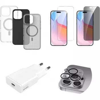 4smarts Value Set para Apple iPhone 16 Pro compatible con MagSafe