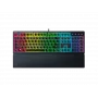 Teclado gaming Razer Ornata V3 RGB USB negro tamaño completo con cable meca-membrana