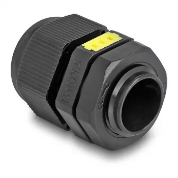 Prensaestopas DeLOCK M16 con ventilación IP68 estanco negro 2 uds.