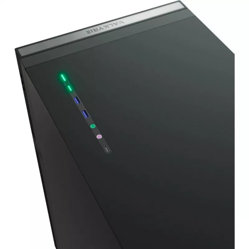 VK02 Lite, Caja torre negra, cristal templado