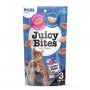 Snacks húmedos para gatos INABA Juicy Bites pollo y atún 3 sobres de 11 g, sin cereales, 24 % de proteína, 71 % de humedad