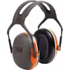Protección auditiva con diadema 3M Peltor X4A-OR, reducción de ruido 28 dB, orejeras