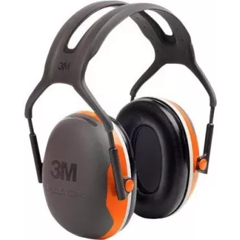Protección auditiva con diadema 3M Peltor X4A-OR, reducción de ruido 28 dB, orejeras