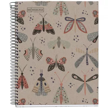 Bloc de notas Miquelrius SCHMETTERLING DESIGN reciclado A5 80 hojas (envío por carga)