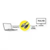 Adaptador de cable de vídeo ROLINE 11.45.5780 1 m DisplayPort a HDMI negro