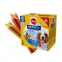 Snacks de higiene dental para perros Pedigree DentaStix 1,44 kg para perros adultos de razas medianas – ternera y pollo, higiene dental, vitamina E