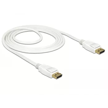 Cable DisplayPort DeLOCK 85509 1,5 m Blanco
