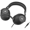 Auriculares CORSAIR HS65 SURROUND auriculares gaming con cable, circumaurales, 3,5 mm + adaptador USB, 32 Ω, 282 g, carbono