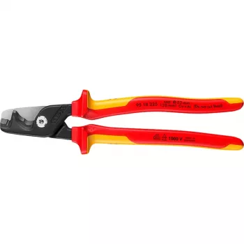 Cortacables Knipex 95 18 225 VDE, mangos aislados, longitud 225 mm