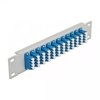 Panel de parcheo de fibra óptica DeLOCK 10