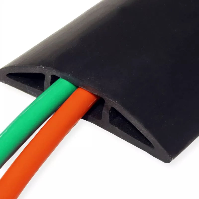Canaleta ROLINE TPE Flex, 60 mm, negra, 1,8 m (19.08.3105)