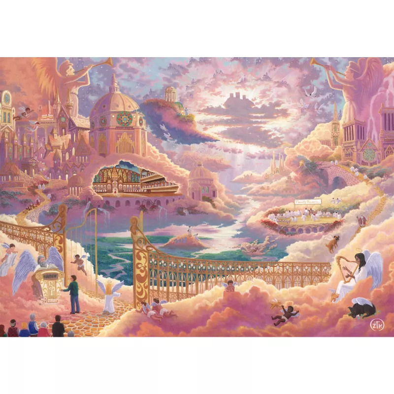 Puzzle Schmidt Spiele Zac Kinkade Kingdom of Heaven — 1000 piezas, arte de paisaje