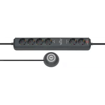 Regleta de alimentación Brennenstuhl Eco-Line Comfort Switch 2 m 6 tomas AC