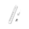 Regleta de enchufes LogiLink LPS402 1,5 m 5 tomas AC para interior blanco