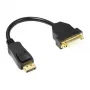 Good Connections cable adaptador DisplayPort 1.2 conector macho a conector hembra DVI-I 24+5 - negro - 0,2 m