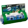 Welt Tunnelbox U-Bahn brilla en la oscuridad, vehículo de juguete azul
