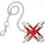 Knipex 00 11 06 Llave universal para armarios eléctricos