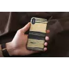 Funda para smartphone man and wood para iPhone X/XS — ébano blanco negro