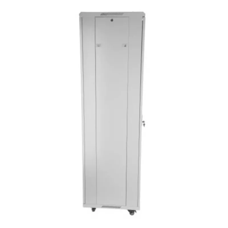 SOMI Networks | Armario independiente 42U, 19″ | 42U-60/80NAC | Gris | Carga máx. 800 kg; paneles laterales desmontables y con cerradura; puertas de cristal; sin montar | Profundidad: 80 cm